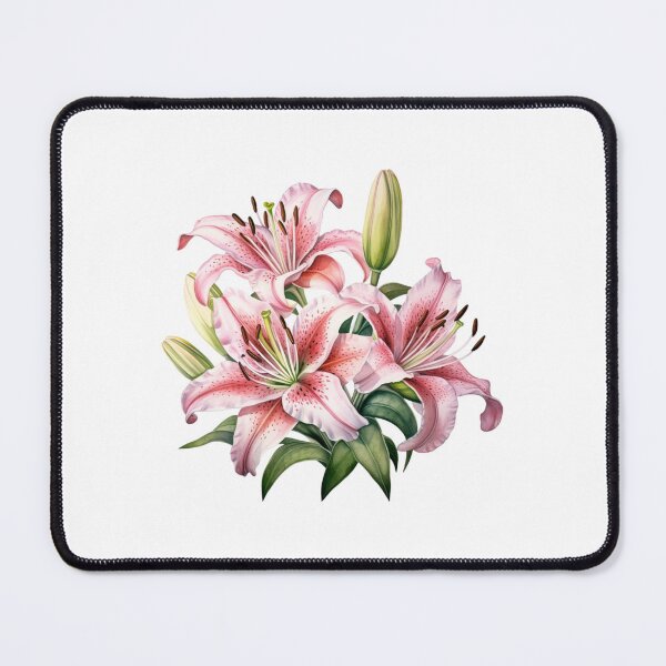 Item preview, Pink Lily | Elegant Floral Aesthetic Art designed and sold by Mandayartstudio.