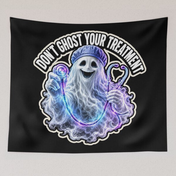 Item preview, Dont Ghost Your Treatment Funny Medical Nurse Halloween designed and sold by BeardWave.