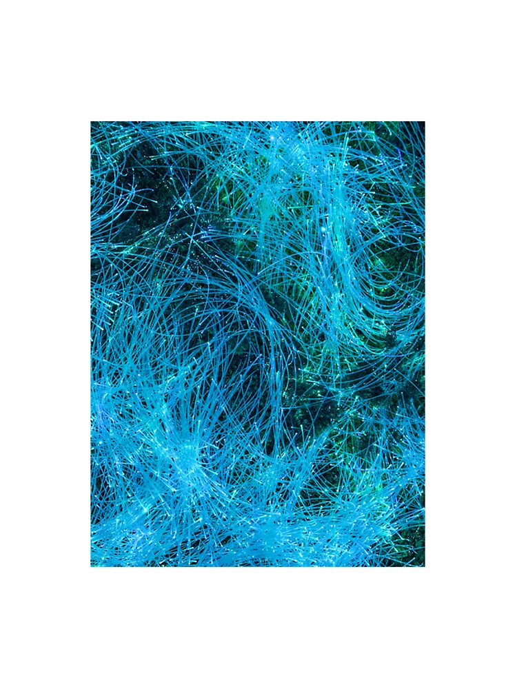 Thumbnail 4 of 4, iPhone Case, Turquoise Light Threads designed and sold by RamyElanwar.