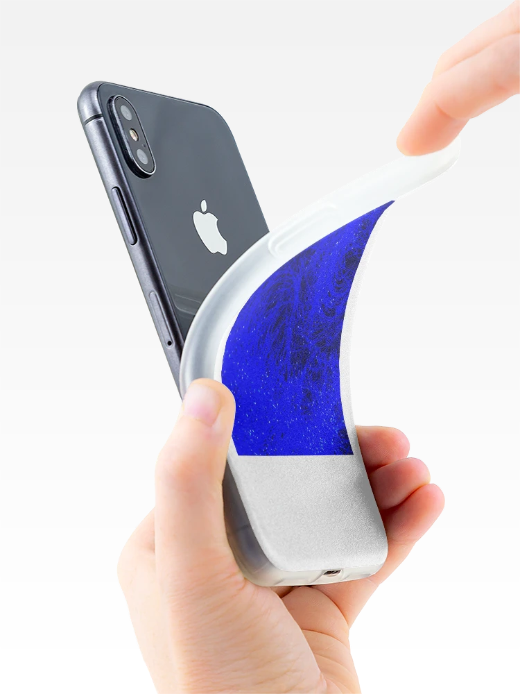 Thumbnail 4 of 5, iPhone Case, Electric Blue Threads designed and sold by RamyElanwar.