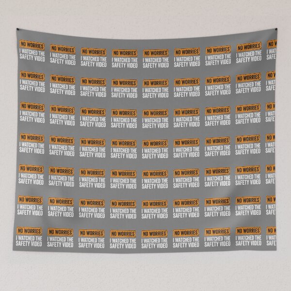 Item preview, No Worries I Watched The Safety Video Funny Workplace Employee Training designed and sold by SofiBlair.