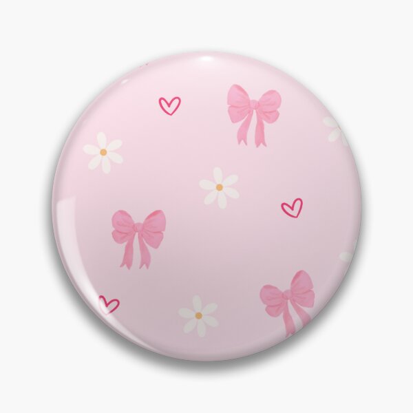 Item preview, Pink Bows Daisy Hearts Coquette Seamless Pattern⁠ designed and sold by Laura3700.