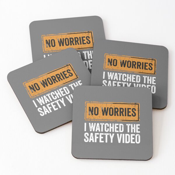 Item preview, No Worries I Watched The Safety Video Workplace Humor Worker Safety Professional designed and sold by SofiBlair.