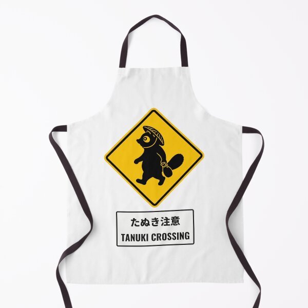 Item preview, Tanuki Crossing Japanese Road Sign with Japanese Text | Japan Warning Sign | Japanese Design designed and sold by JapanMemoir.