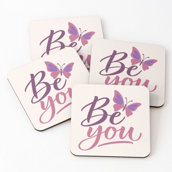 Item preview, Be You Butterfly Self Acceptance Calligraphy designed and sold by MavtM.