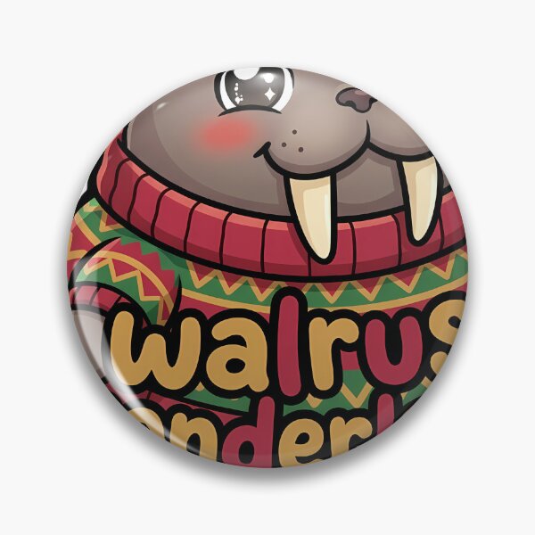 Item preview, Cute Christmas Walrus in a Knitted Sweater - Walrus Wonderland designed and sold by pumsquare.