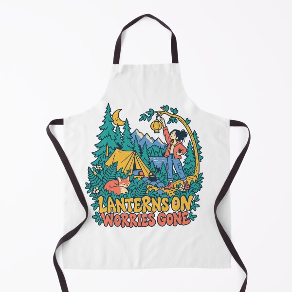Item preview, Lanterns On Worries Gone Cozy Camping designed and sold by Summit Folk Studio.