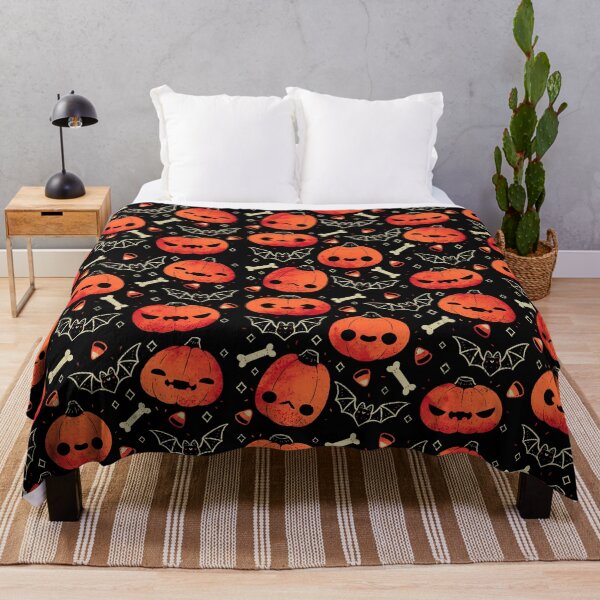 Item preview, Cute smiling Halloween Pumpkins designed and sold by xMorfina.