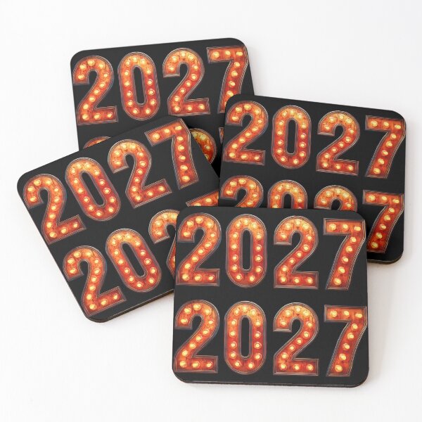 Item preview, Vintage 2027 Marquee Light Typography Art designed and sold by colorful-white.