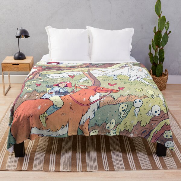 Item preview, Cute kawaii art deer [themomonoke]] and -%[ghiblis]%- wolf aways  designed and sold by Renrinakagi.