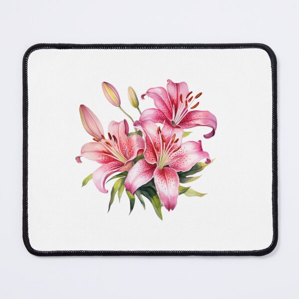 Item preview, Pink Lily | Elegant Floral Aesthetic Art designed and sold by Mandayartstudio.