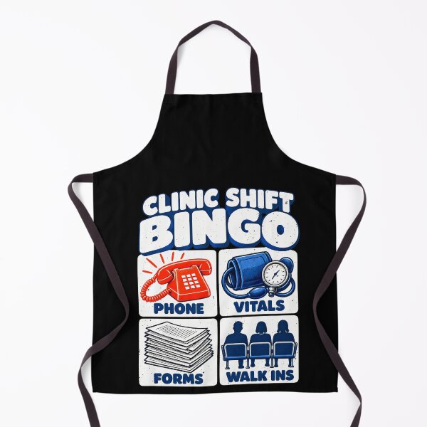 Item preview, Clinic Work Bingo for Healthcare Staff designed and sold by elderberry.