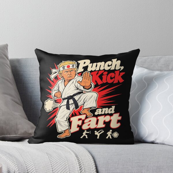 Item preview, Punch Kick and Fart Trump Karate designed and sold by Exerohuhic.