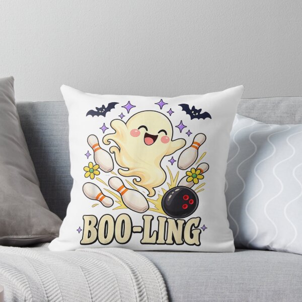 Item preview, Boo-Ling Cute Ghost Bowler Halloween Bowling Humor designed and sold by HenikaPonko.