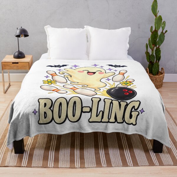 Item preview, Boo-Ling Cute Ghost Bowler Halloween Bowling Humor designed and sold by HenikaPonko.