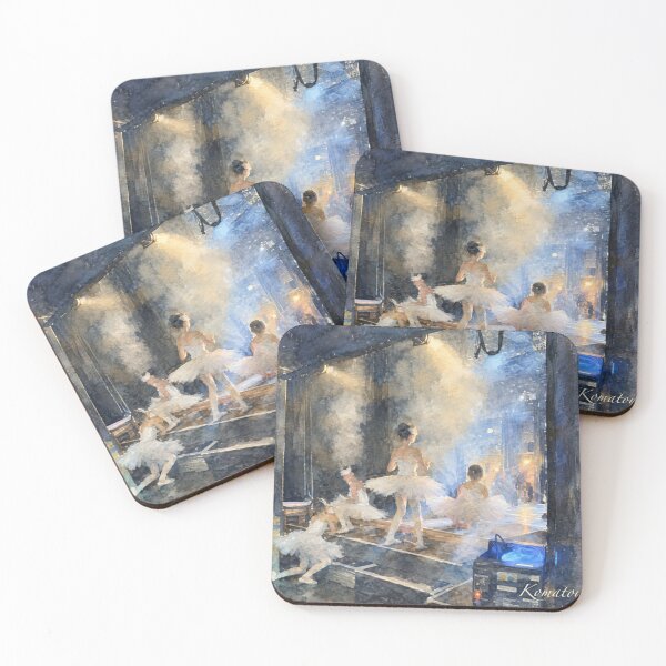 Item preview, Behind the Curtain – A Ballet in Watercolor designed and sold by Komatoya.