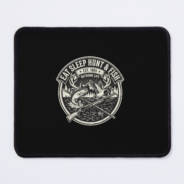 Item preview, Eat Sleep Hunt & Fish Outdoor Life Hunter Fisherman designed and sold by PopStars1993.