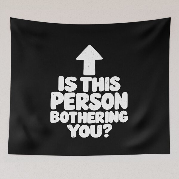 Item preview, Funny Bothering You Question With an Arrow designed and sold by elderberry.