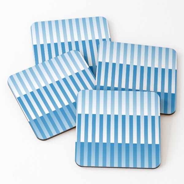 Item preview, Striped Pattern Blue White designed and sold by ArtbyDebbieC.