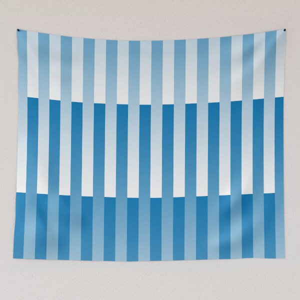 Item preview, Striped Pattern Blue White designed and sold by ArtbyDebbieC.