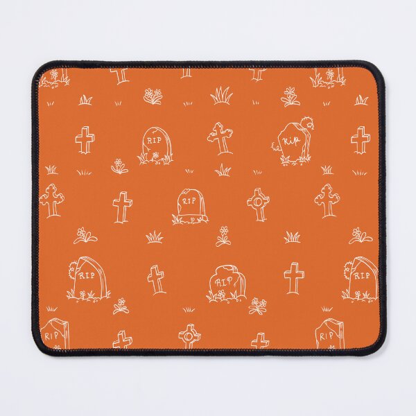 Item preview, Spooky Cemetery - Gravestones & Crosses Orange designed and sold by vaner-vaner.