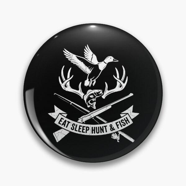 Item preview, Eat Sleep Hunt & Fish Hunter Fisherman Outdoorsman Lifestyle designed and sold by PopStars1993.