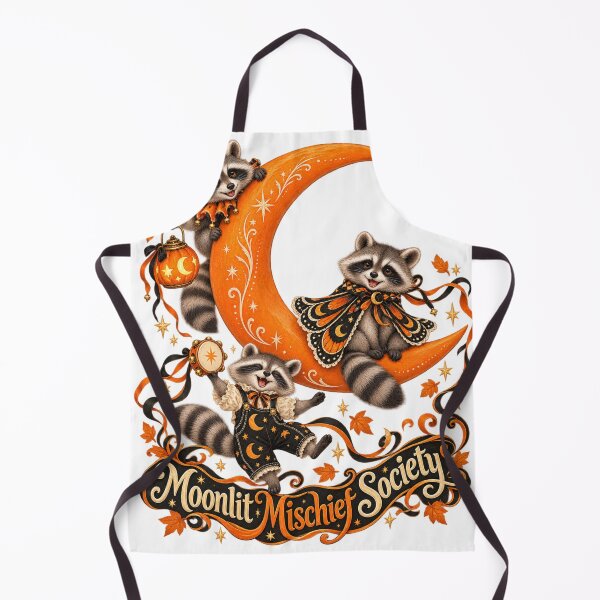 Item preview, Moonlit Mischief Society – Halloween Raccoons designed and sold by MD Sweet.