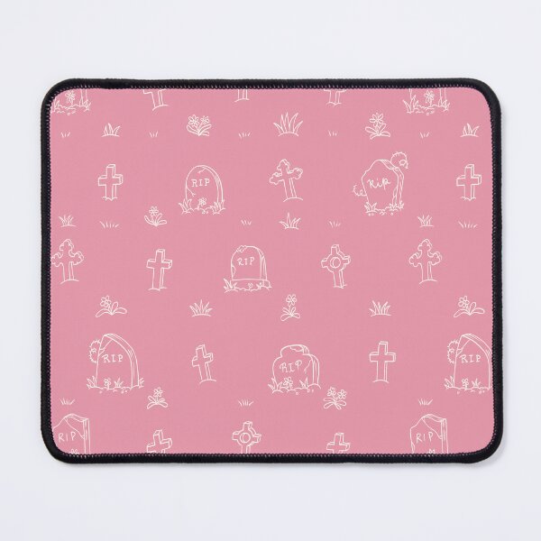 Item preview, Spooky Cemetery - Gravestones & Crosses Pink designed and sold by vaner-vaner.