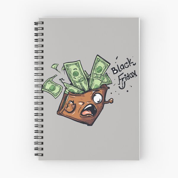 Item preview, Funny Empty Wallet Black Friday Shopping Humor designed and sold by Digital Design Art.