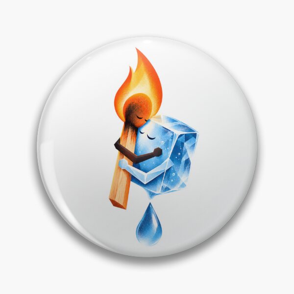 Item preview, Brief Encounter - Burning Match and Melting Ice Hug designed and sold by Digipeel.