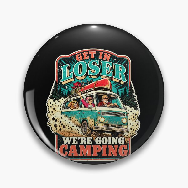 Item preview, Let's Go Camping in a Camper Van designed and sold by elderberry.