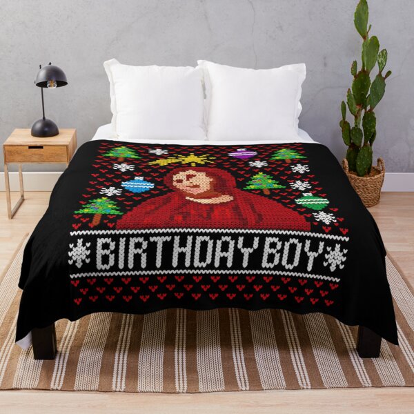 Item preview, Birthday Boy Jesus Funny Christmas Ugly Sweater designed and sold by amit-nyb.