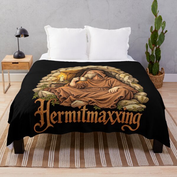Item preview, Hermitmaxxing for Introverts Who Love Solitude designed and sold by elderberry.