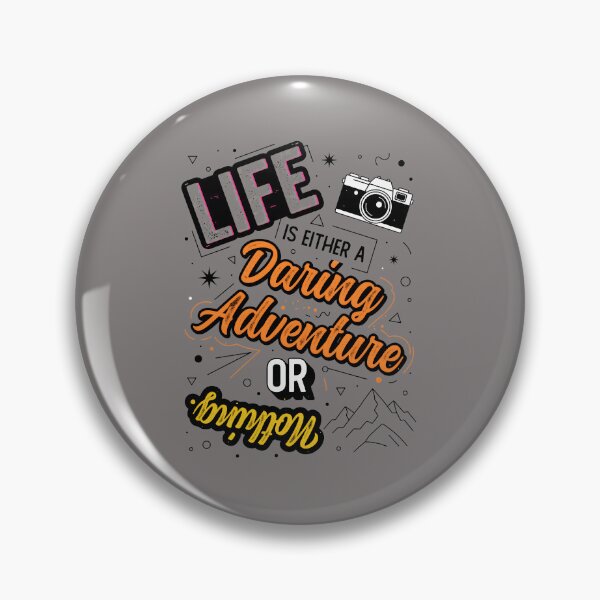 Item preview, Life Is Either A Daring Adventure Or Nothing Quote-80 designed and sold by ElusiveEra.
