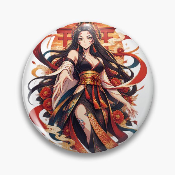 Item preview, Demon Slayer Daki WPAP Pop Art Limited Edition Design ⭐⭐⭐⭐⭐ designed and sold by BigMarioFan.