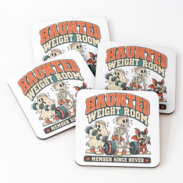 Item preview, Funny Halloween Gym Design – Haunted Weight Room designed and sold by TeeVex.
