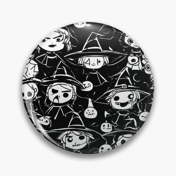 Item preview, Creepy Cute Little Witches and Spooky Pumpkin designed and sold by Blink Art Studio.