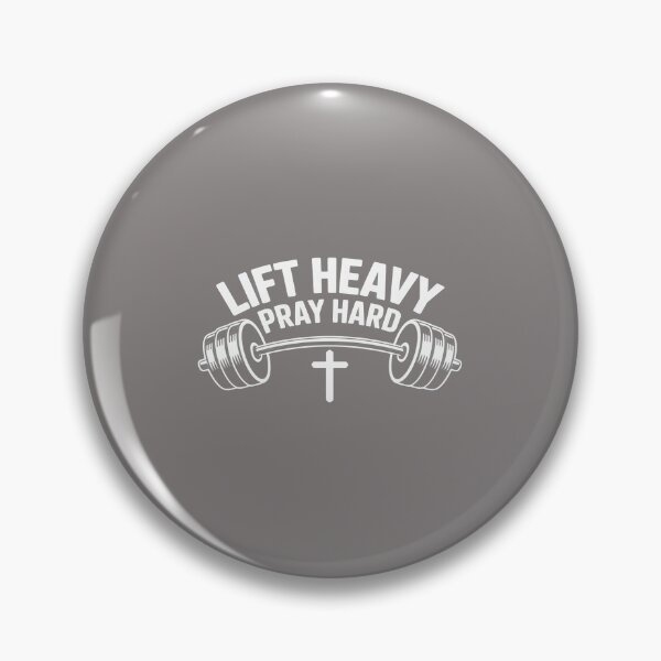 Item preview, Lift Heavy Pray Hard Barbell Cross Fitness-44 designed and sold by ElusiveEra.
