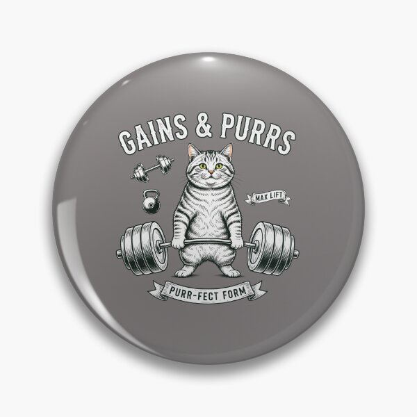 Item preview, Lifting Cat Dumbbell Strength Gym-42 designed and sold by ElusiveEra.