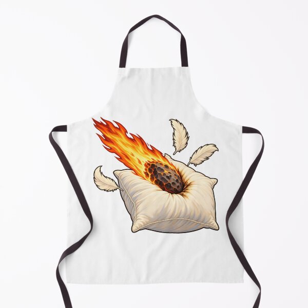 Item preview, Impact Absorbed - Flaming Meteor Meets a Soft Pillow designed and sold by Digipeel.