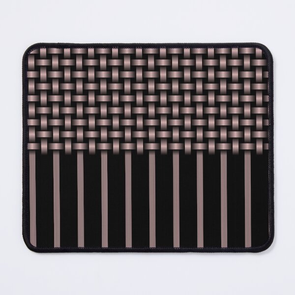Item preview, Weave Lines Pattern Pink Black designed and sold by ArtbyDebbieC.
