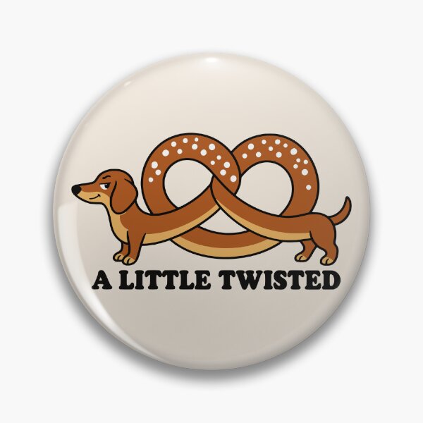 Item preview, Dachshund Pretzel Dog A Little Twisted designed and sold by MavtM.