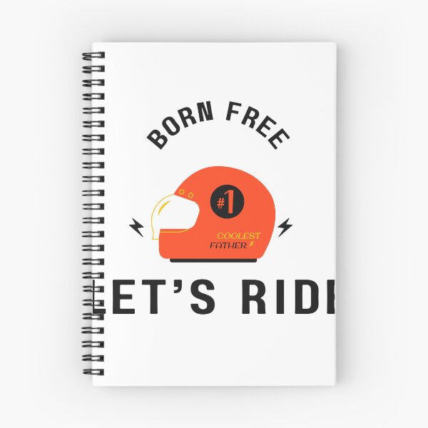 Item preview, Born Free Let's Ride - Coolest Father Number 1 Biker Dad designed and sold by MAC Studio Wear.
