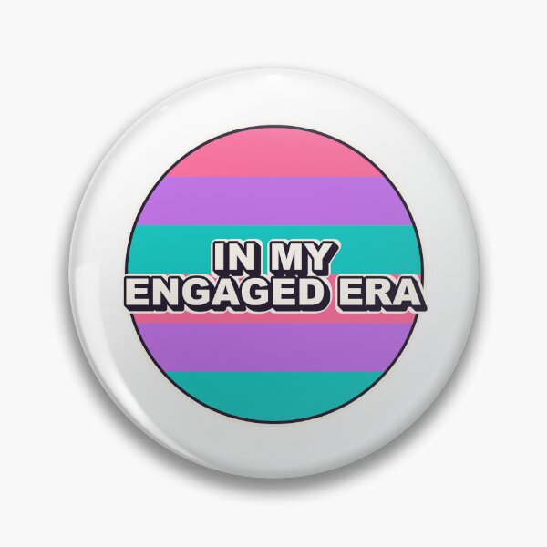 Item preview, In My Engaged Era Retro Shirt Sticker designed and sold by Alphakenon.