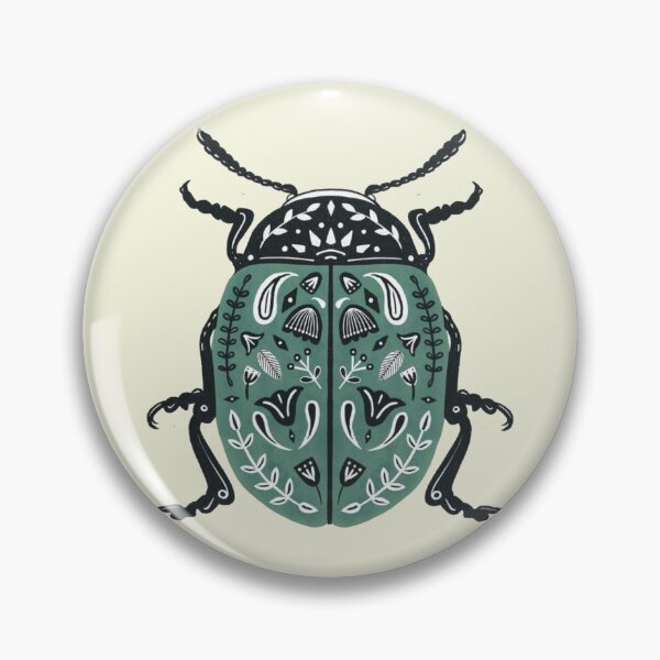 Item preview, Vintage green beetle nature hike mountain designed and sold by ellmoswrld.