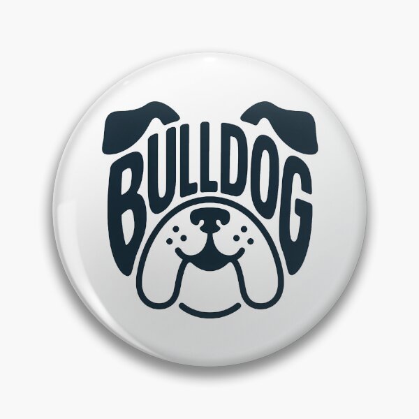 Item preview, Bulldog Face Typography Minimalist Dog Lover designed and sold by LoFizzy.