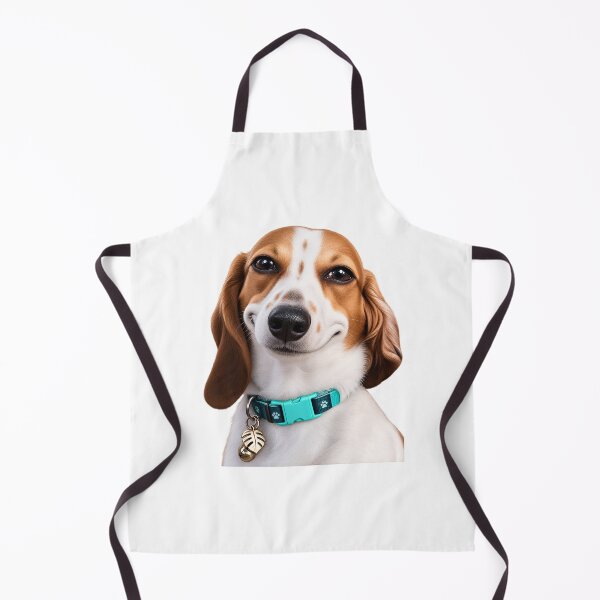 Item preview, Cute Smiling Beagle Puppy Sticker – Funny Dog Smirk Teal Collar Graphic designed and sold by FlatInkStudio.