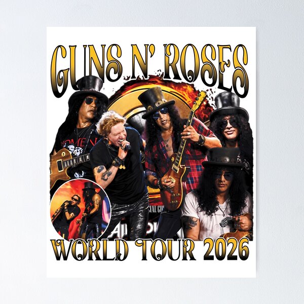 Item preview, Guns N Roses 2026 Tour designed and sold by DaireNally87.