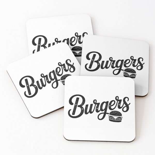 Item preview, Burgers Script Lettering Cheeseburger Foodie Retro designed and sold by LoFizzy.