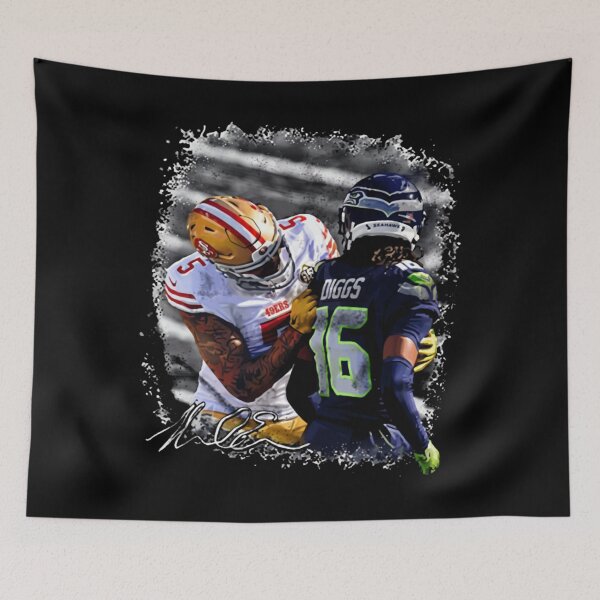 Item preview, Mike Evans Trolls Trevon Diggs Who Are You Viral Moment Signature designed and sold by lumiprintsart.